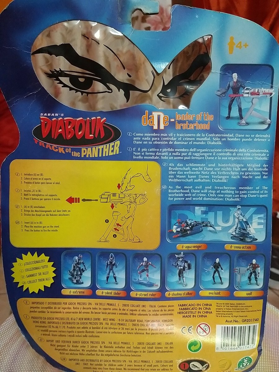 Diabolik (Saban's) - Figurine articulée 30cm - Giochi Preziosi