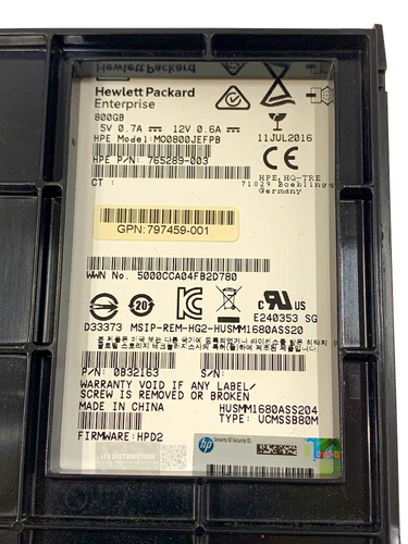 797291-B21 I HP 797540-001 800 GB 3.5" Solid State Drive - SAS SSD