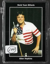 (100) 1993 WWC PRO BILLIARDS ALLEN HOPKINS ROOKIE CARD #77 LOT ~ POOL LEGEND
