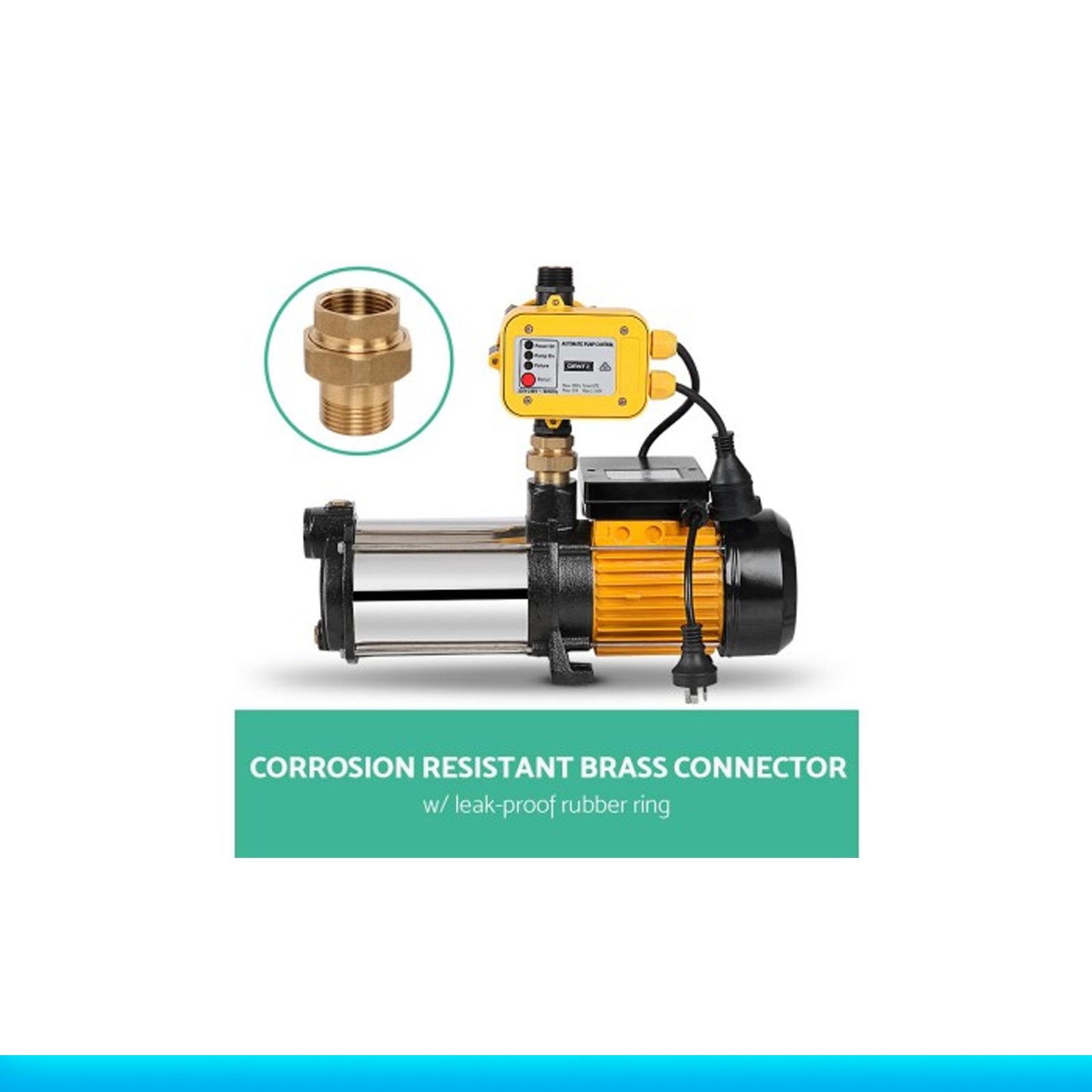 Multi Stage High Pressure SelfPriming Water Pumps Garden Household