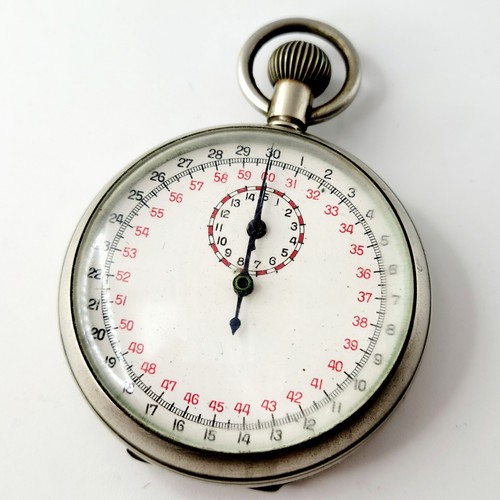 WW2 ARMY BOMB TIMER, STOPWATCH POCKET WATCH BRITISH MILITARY RAF BROAD