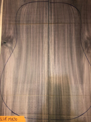 Guitar Luthier Tonewood Blue Majo acoustic guitar back and side set. Dreadnaught