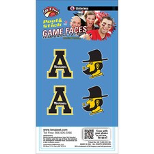 Fan-A-Peel App State Waterless Peel and Stick Temporary Tattoos