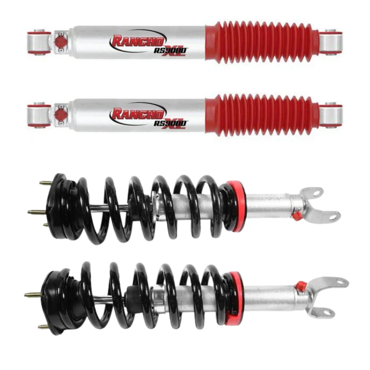 Rancho Front Quicklift Struts And RS9000XL Rear Shocks | Fits 09