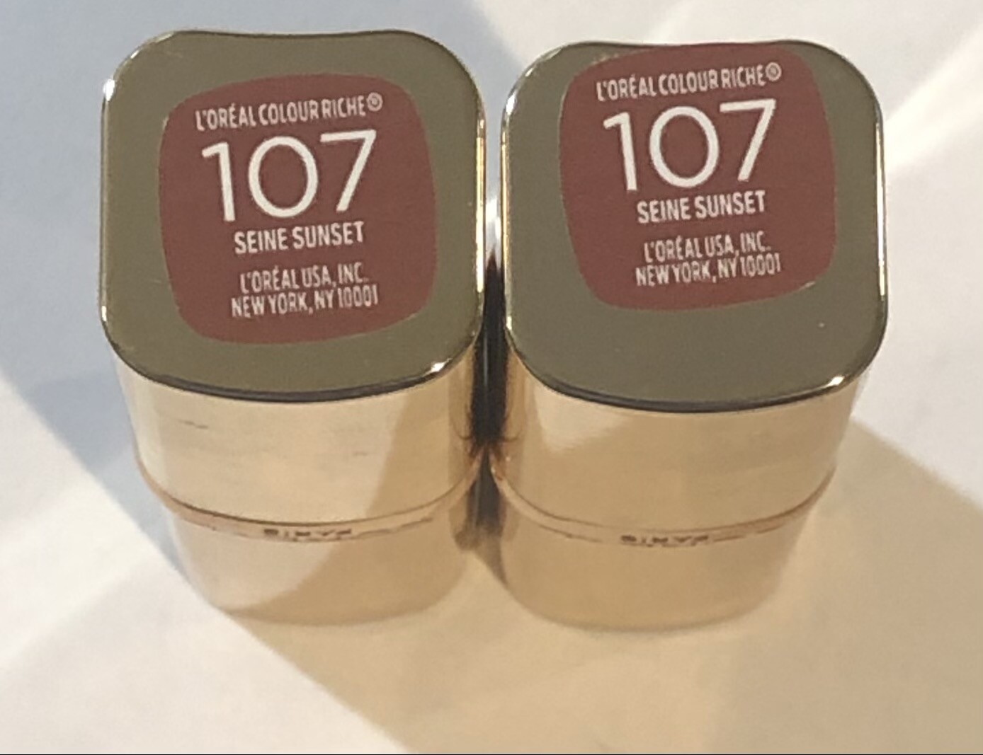 2x Loreal Colour Riche Lipstick #107 Seine Sunset for sale online | eBay