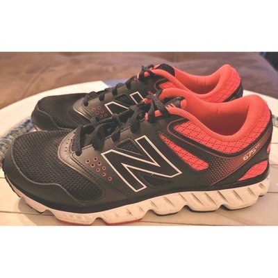 New Balance 675v2 Orange Black Running Shoes Athletic Memory Foam Womens Size 8