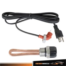 For Ford 03-10 6.0L Powerstroke Diesel Engine Block Heater Element & Cord Cable