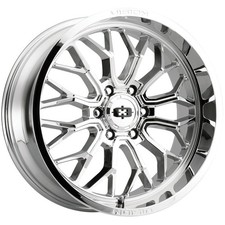 One 20x9 Vision 402 Riot 6x5.56x139.7 12 Chrome Wheel Rim 106.2
