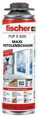 Fischer MAXI-Pistolenschaum PUP S 500 43 Liter Wärmedämmschaum 539163