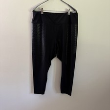 Torrid Active 3 Black Athletic High Rise Capri Leggings Women 3X 22-24 G6