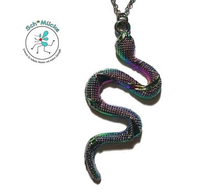Anhänger Schlange Gefahr Halskette Amulett Talisman Glücksbringer Geschenkidee