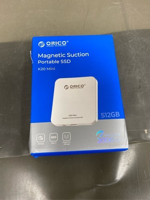 ORICO 512GB Magnetic External SSD, Aluminum Alloy, Up to 2000MB/s, 4K 120Hz ProR