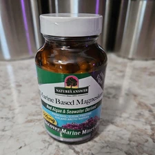 Nature’s Answer Marine Magnesium 90 Capsules new sealed exp. 7/2027