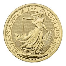 2026 Great Britain Gold Britannia £100 1 oz - BU 5350.09 per troy oz