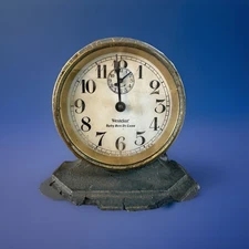 1920年代Westclox Baby Ben De Luxe复古闹钟