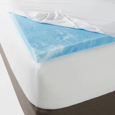 Threshold Memory Foam 2" Topper Cooling Moisture-Wicking OEKO-TEX, 16"D, Twin