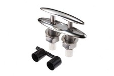 Attwood 66517-1 Retractable Low-Profile Stainless Steel Marine Boat 6" Cleat