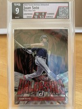 Juan Soto 2022 Donruss Unleashed /349 TPG 9 MINT Grade Nationals #UL-8 ~ PSA