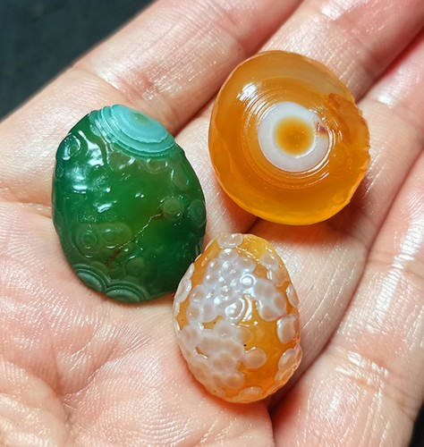 TOP 20g Natural Gobi Agate Eye Agate Crystal /Stone Madagascar S42