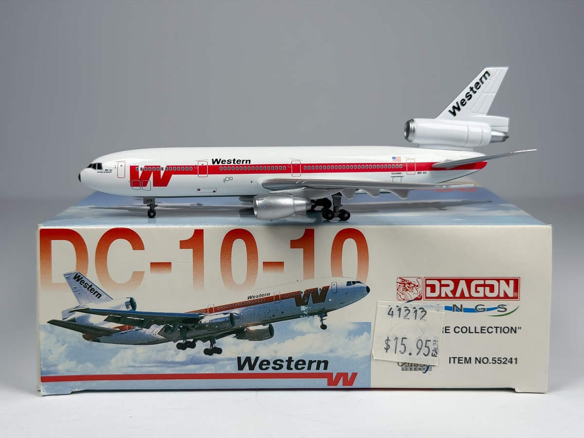 Western Airlines McDonnell Douglas DC-10-10 1:400 Dragon Wings