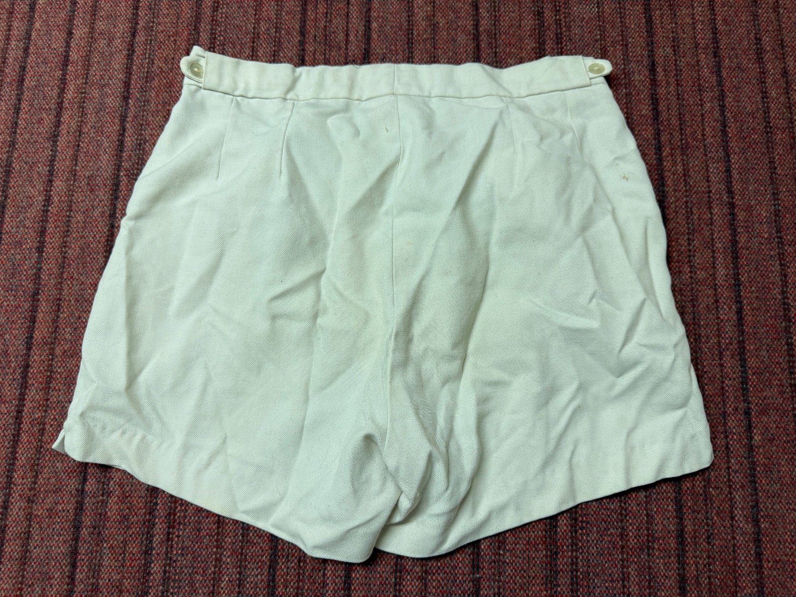 MENS USED VINTAGE 1970S LACOSTE CHEMISE ATHLETIC TENNIS SHORTS SIZE SMALL MEDIUM thumbnail 5