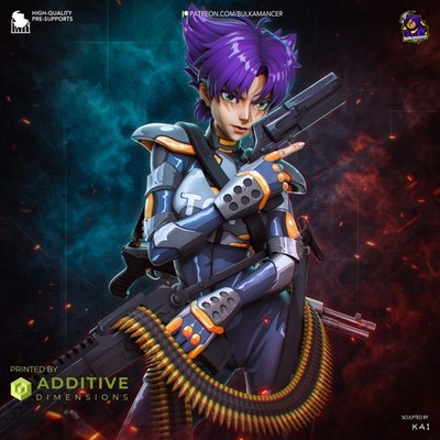 Konoto by Bulkamancer FAN ART Figur Statue 1:6 Resin 3D Printed DIY Model Kit