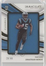 2023 Panini Immaculate Clearly Rookie Jerseys 29/99 Jonathan Mingo #IRJ-JM 2a9