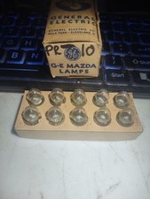 PR10 PR-10 GE General Electric Mazda miniature bulbs lamp Flashlight BOX OF 10
