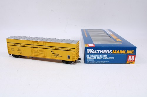 Walthers 910-2036 HO 50' vagón de carga aislado Seaboard Coast Line #497973 | Condition: Used