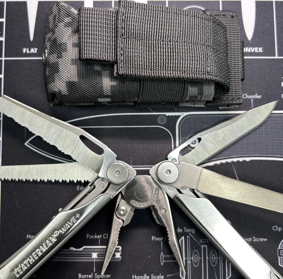 Multiherramienta Leatherman Wave Plus EXCELENTE Estado Usado con Funda Nueva BOD 0624 Foto 2 de 4