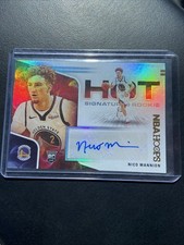 2020 NBA Hoops Nico Mannion RC Hot Signatures