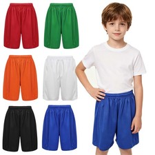 US Boys Athletic Shorts Running Basketball Bottom Training Workout Sports Trunks