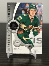 Adam Beckman 2021-22 Upper Deck SP Game Used Authentic Rookies #R-37 553/999