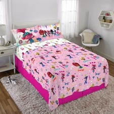 DreamWorks Trolls "Baseline Trolls 4pc Full Sheet Set