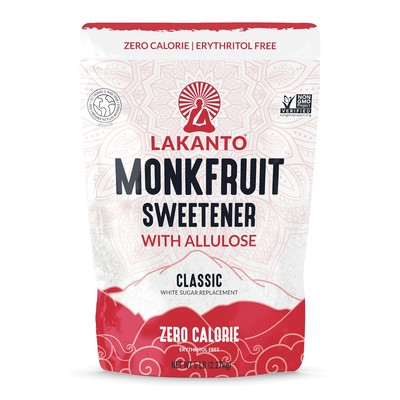 Lakanto Classic Monk Fruit Sweetener with Allulose - 80 Ounce (Pack of 1) 