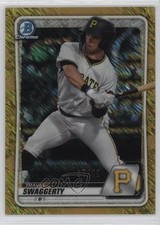2020 Bowman Chrome Prospects Gold Shimmer Refractor 37/50 Travis Swaggerty 6o3