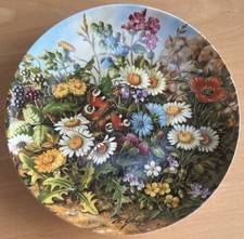 Furstenberg Floral Collectors Plate Wilde Schonheiten Series ‘An Der Mauer’ 1989
