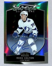 Ross Colton 2021-22 OPC Platinum Sweet Selections Rookie Auto #SS-15 Tampa Bay