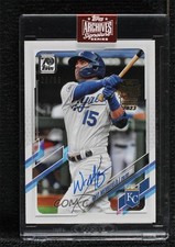 2023 Topps Archives Signature Series Buyback Auto 28/38 Whit Merrifield