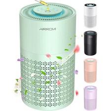 Air Purifier Home Cat Pee Smell Bedroom Quiet 360 intake Cleaner 3-in-1 Filter
