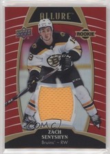2019-20 Upper Deck Allure Rookies Red Rainbow Jerseys Zach Senyshyn #74 0e3
