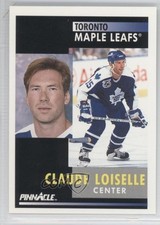 1991-92 Pinnacle Claude Loiselle #296 1h9