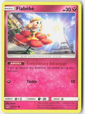Flabebe 83/131 Common Forbidden Light Pokemon Near Mint