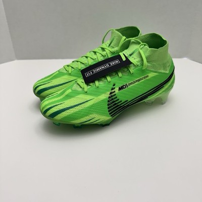 Nike Mercurial Superfly 9 Elite FG Green Soccer Cleats FJ7186-300 Mens Size 6