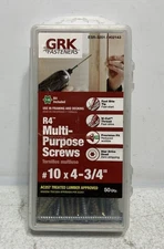 GRK Fasteners ESR-3201 Screw #10 x 4-3/4" Star Drive (lot of 50)