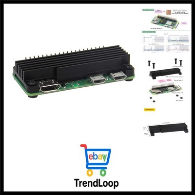 Aluminium Kühlkörper Raspberry Pi Zero 2 W kompatibel W W Mit thermischer Pads