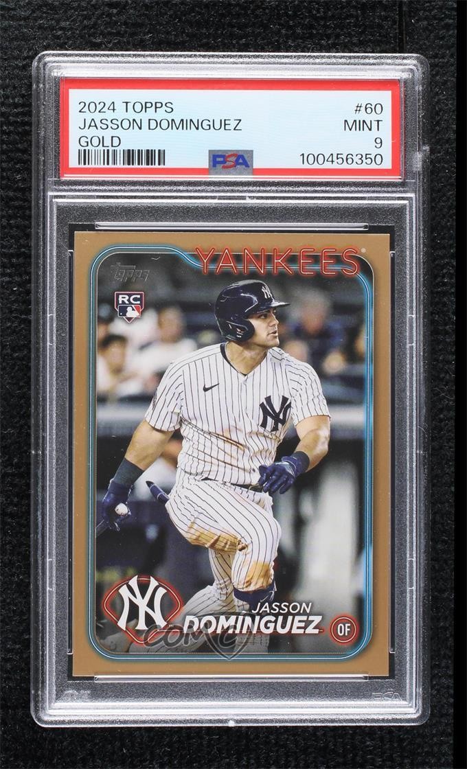 2024 Topps Series 1 Gold 157/2024 Jasson Dominguez #60 PSA 9 MINT 0xl5