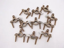10 Pack Bronze Wire Grounding Clamps 1/2" - 1" Pipe/Conduit 10 - 2 AWG
