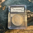 1879 Morgan Dollar ICG VF30 Details Harshly Cleaned Silver $1 Coin
