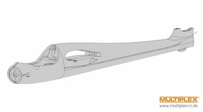 Multiplex Ersatzteil Rumpf EasyGlider 4 (gebaut ohne RC) (made by MPX) / 1-02826